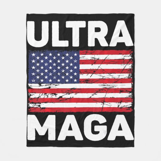 Ultra MAGA 22 Fleecedecke (Vorderseite)