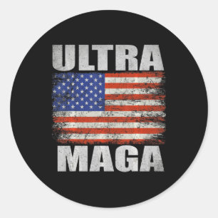 Ultra Maga 3 Runder Aufkleber