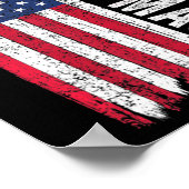 ULTRA MAGA American Flag Patriotic Agenda Poster (Ecke)