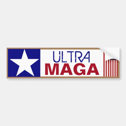 Ultra Maga Autoaufkleber (Vorne)