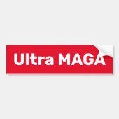 Ultra MAGA-Autoaufkleber Autoaufkleber (Vorne)