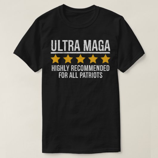 Ultra-Maga-Bewertung T-Shirt (Design vorne)