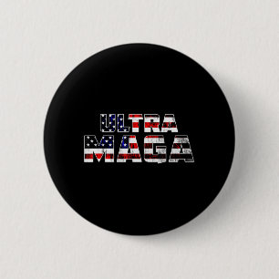 Ultra Maga Donald Trump Joe Biden Republikaner Ame Button
