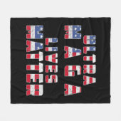 Ultra Maga Donald Trump Joe Biden Republikaner Ame Fleecedecke (Vorderseite (Horizontal))