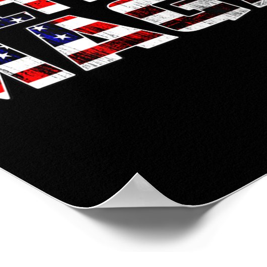 Ultra Maga Donald Trump Joe Biden Republikaner Ame Poster (Ecke)