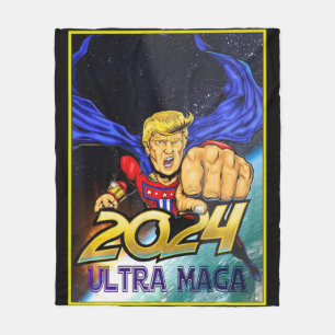Ultra MAGA Fun Pro Trump Maga Super Ultra Maga Fleecedecke