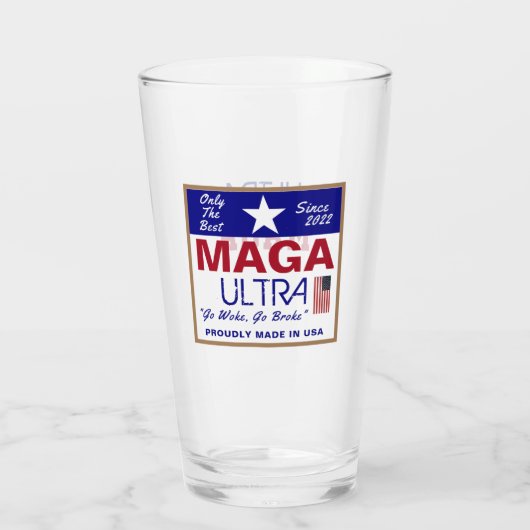 Ultra Maga Glas (Rückseite)