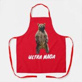 ULTRA MAGA GRIZZLY BEAR KÜCHE SCHÜRZE (Vorderseite)