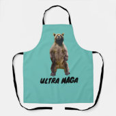 ULTRA MAGA GRIZZLY BEAR KÜCHE SCHÜRZE (Vorderseite)
