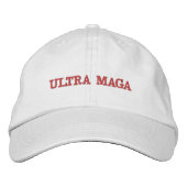 Ultra-Maga-Hat / MAGA-Hat Bestickte Baseballkappe (Vorderseite)