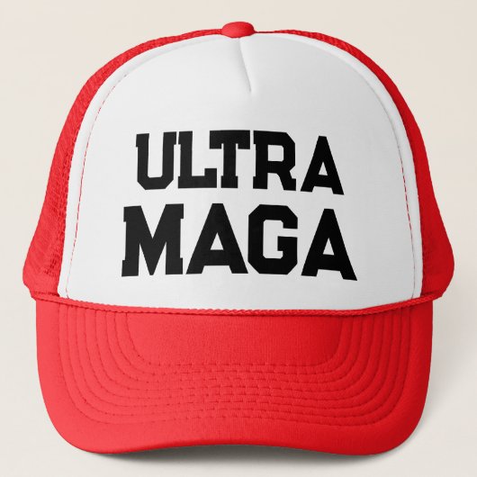 Ultra MAGA Hat Truckerkappe (Vorderseite)