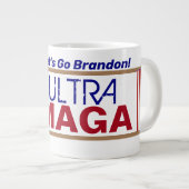 Ultra Maga Let's Go Brandon Jumbo-Tasse (Vorderseite Rechts)