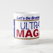 Ultra Maga Let's Go Brandon Jumbo-Tasse (Vorderseite)
