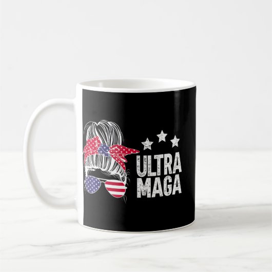Ultra Maga Messy Bun 5 Kaffeetasse (Links)