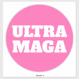 Ultra MAGA Pink Women für Trump Aufkleber