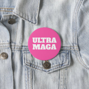 Ultra MAGA Pink Women für Trump Button