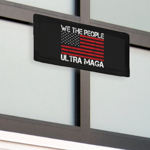 Ultra Maga Pro Trump 2024 Funny Republikaner Banner