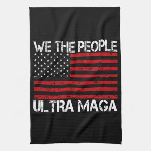 Ultra Maga Pro Trump 2024 Funny Republikaner Geschirrtuch