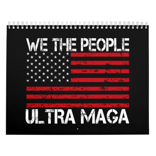 Ultra Maga Pro Trump 2024 Funny Republikaner Kalender (Titelbild)