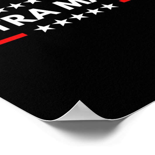 Ultra Maga Pro Trump Trump Maga King Anti Biden Poster (Ecke)