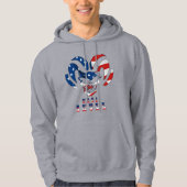 Ultra Maga Skull | Männerhoodie Hoodie (Vorderseite)
