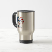 Ultra Maga Skull | Travel Mug Reisebecher (Vorderseite Links)