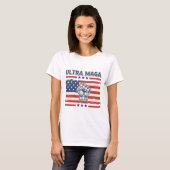 Ultra MAGA T - Shirt - Patriotic Donald Trump (Vorne ganz)