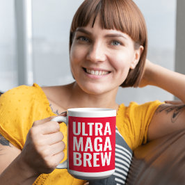 ULTRA MAGA TRUMP BREW KAFFEE TASSE