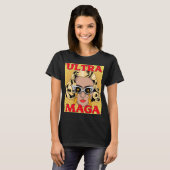 ULTRA MAGA TRUMP LADIES FUNNY T - SHIRT (Vorne ganz)