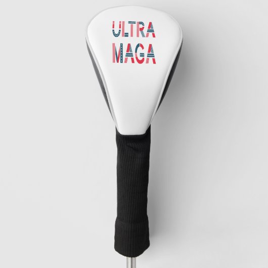 Ultra MAGA Trump Patriotische Republikanische Kons Golf Headcover (Vorderseite)
