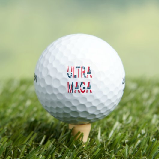 Ultra MAGA Trump Patriotische Republikanische Kons Golfball (Insitu T-Shirt)