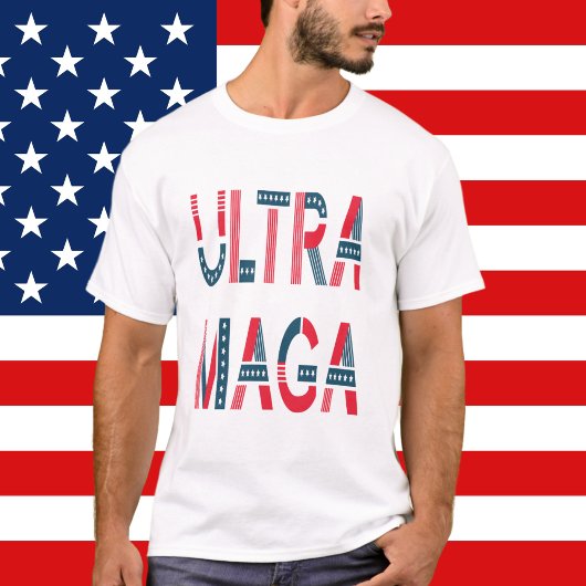 Ultra MAGA Trump Patriotische Republikanische Kons T-Shirt