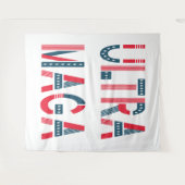 Ultra MAGA Trump Patriotische Republikanische Kons Wandteppich (Vorderseite (Horizontal))