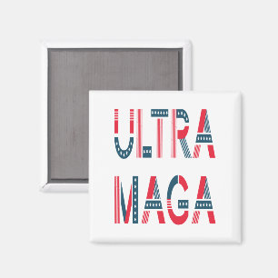 Ultra MAGA Trump Patriotischer Republikanischer Ko Magnet