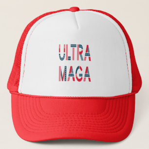 Ultra MAGA Trump Patriotischer Republikanischer Ko Truckerkappe