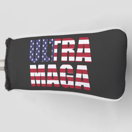 Ultra MAGA Trump Support ⛳ Great USA Golf Headcover (Vorderseite)
