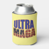 Ultra MAGA Trump Unterstützer 💡 Great Again USA Dosenkühler (Kanne Vorderseite)