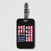 Ultra MAGA Trump Unterstützer 💡 Great Again USA Gepäckanhänger (Vorderseite Vertikal)