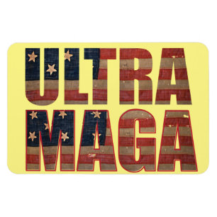 Ultra MAGA Trump Unterstützer 💡 Great Again USA Magnet