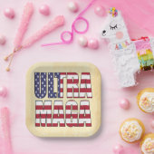 Ultra MAGA Trump Unterstützer 💡 Great Again USA Pappteller (Party)