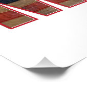 Ultra MAGA Trump Unterstützer 💡 Great Again USA Poster (Ecke)