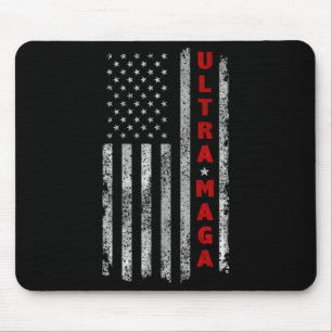 Ultra MAGA Vintage amerikanische Fahne Ultra MAGA Mousepad