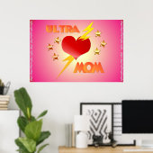 Ultra-Mama-Poster Poster (Heimbüro)