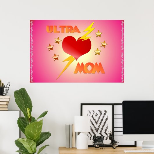 Ultra-Mama-Poster Poster (Heimbüro)