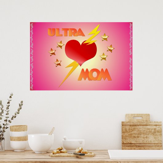 Ultra-Mama-Poster Poster (Küche)
