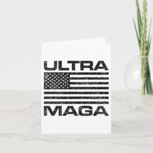 Ultra Mega US amerikanische Flagge Ultramega Fraue Karte