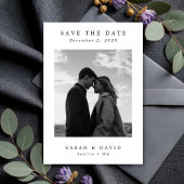 Ultra-Minimal-Hochzeitssemble Save The Date
