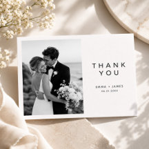 Ultra-minimalistische Schwarz-Weiß-Foto-Hochzeit