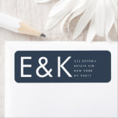 Ultra Modern Bold Big Monogram Navy Blue (Insitu)