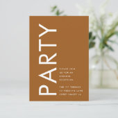 Ultra Modern Bold Big Monogram Simple Wedding Encl Begleitkarte (Stehend Vorderseite)